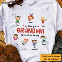 Personalized We Love You Grandma Grandpa Shirt - Hoodie - Sweatshirt 24355 thumb 1