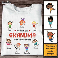 Personalized We Love You Grandma Grandpa Shirt - Hoodie - Sweatshirt 24355 thumb 1