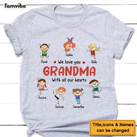 Personalized We Love You Grandma Grandpa Shirt - Hoodie - Sweatshirt 24355 thumb 1