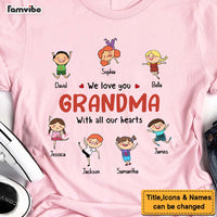 Personalized We Love You Grandma Grandpa Shirt - Hoodie - Sweatshirt 24355 thumb 1