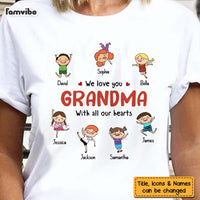 Personalized We Love You Grandma Grandpa Shirt - Hoodie - Sweatshirt 24355 thumb 1