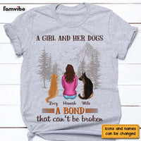 Personalized A Girl And Her Dogs Shirt - Hoodie - Sweatshirt 24357 thumb 1