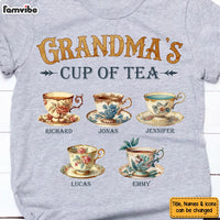 Personalized Grandma's Cup Of Tea Shirt - Hoodie - Sweatshirt 24359 thumb 1