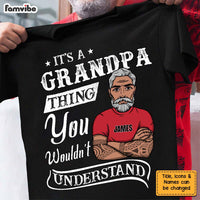 Personalized Gift It's A Grandpa Thing You Wouldn't Understand Shirt - Hoodie - Sweatshirt 24362 thumb 1