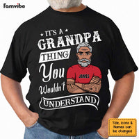 Personalized Gift It's A Grandpa Thing You Wouldn't Understand Shirt - Hoodie - Sweatshirt 24362 thumb 1