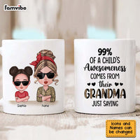 Personalized Gift Child's Awesomeness Comes From Grandma Mug 24364 thumb 1