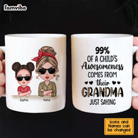 Personalized Gift Child's Awesomeness Comes From Grandma Mug 24364 thumb 1