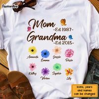 Personalized Gift For Mom Grandma Birth Flower Shirt - Hoodie - Sweatshirt 24365 thumb 1