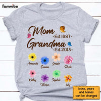 Personalized Gift For Mom Grandma Birth Flower Shirt - Hoodie - Sweatshirt 24365 thumb 1