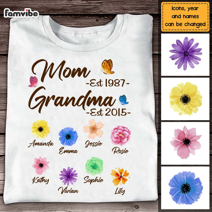 Personalized Gift For Mom Grandma Birth Flower Shirt - Hoodie - Sweatshirt 24365 1