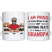 Personalized Gift I Am A Proud Grandpa Mug 24367 thumb 1