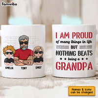Personalized Gift I Am A Proud Grandpa Mug 24367 thumb 1
