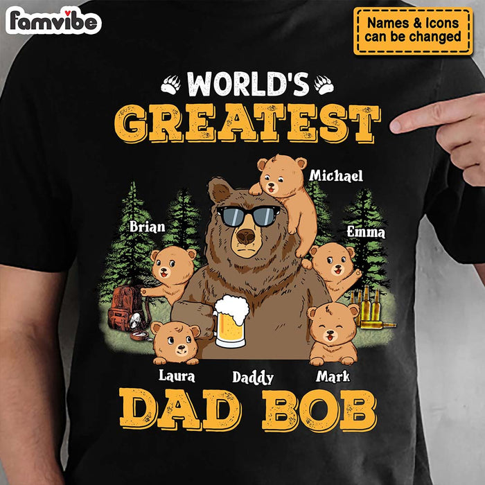 Personalize World's Greatest Dad Bob Shirt - Hoodie - Sweatshirt 24370 1