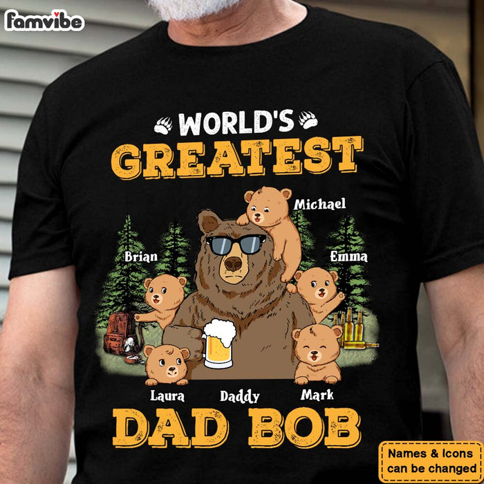 Personalize World's Greatest Dad Bob Shirt - Hoodie - Sweatshirt 24370 1