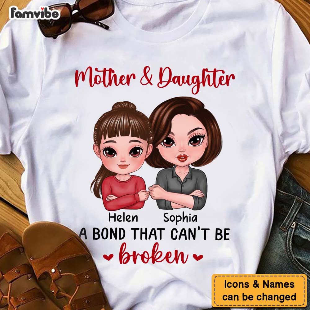 Personalized Gift For Mom Mother And Daughter Shirt Hoodie Sweatshirt 24372 Primary Mockup