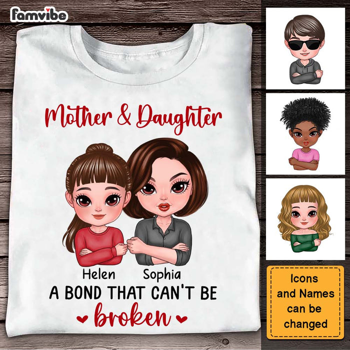 Personalized Gift For Mom Mother And Daughter Shirt - Hoodie - Sweatshirt 24372 1
