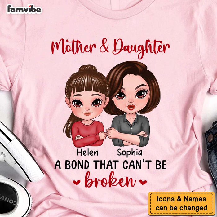 Personalized Gift For Mom Mother And Daughter Shirt - Hoodie - Sweatshirt 24372 1