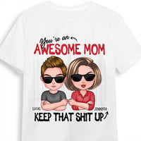 Personalized Gift For Mom Awesome Shirt - Hoodie - Sweatshirt 24374 thumb 1