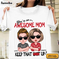 Personalized Gift For Mom Awesome Shirt - Hoodie - Sweatshirt 24374 thumb 1