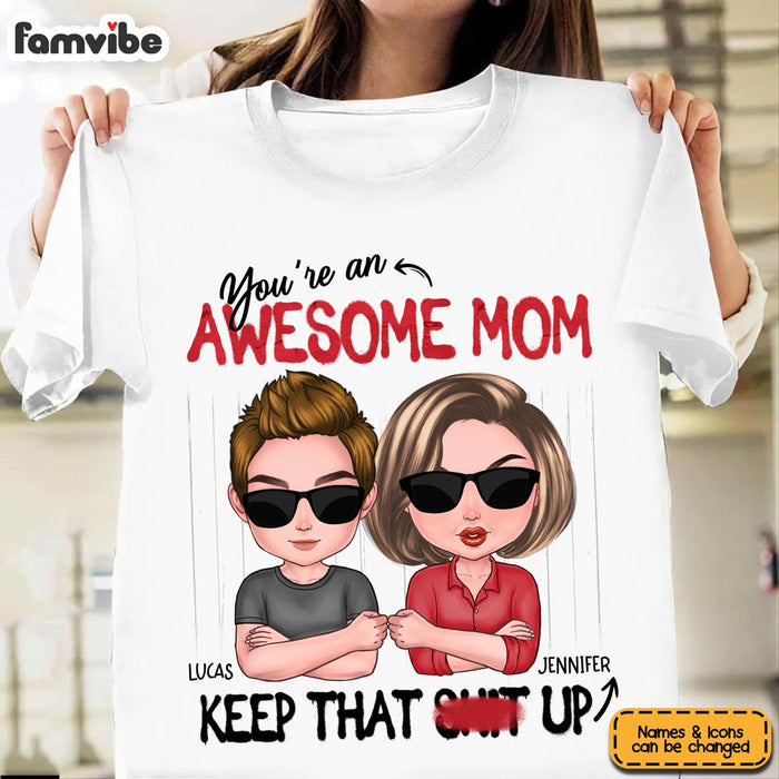 Personalized Gift For Mom Awesome Shirt - Hoodie - Sweatshirt 24374 1