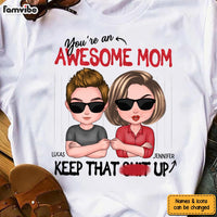 Personalized Gift For Mom Awesome Shirt - Hoodie - Sweatshirt 24374 thumb 1