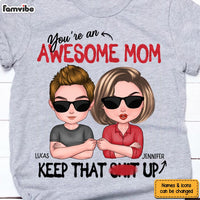 Personalized Gift For Mom Awesome Shirt - Hoodie - Sweatshirt 24374 thumb 1
