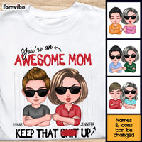 Personalized Gift For Mom Awesome Shirt - Hoodie - Sweatshirt 24374 thumb 1