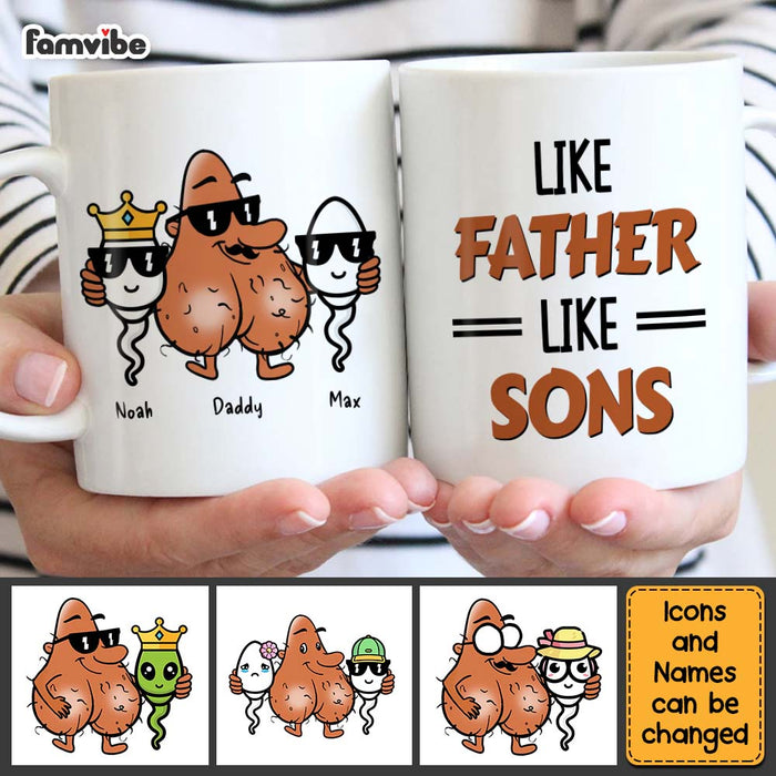 Personalized Like Father Like Son Mug 24385 1