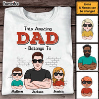 Personalized This Amazing Dad Belongs To Shirt - Hoodie - Sweatshirt 24386 thumb 1