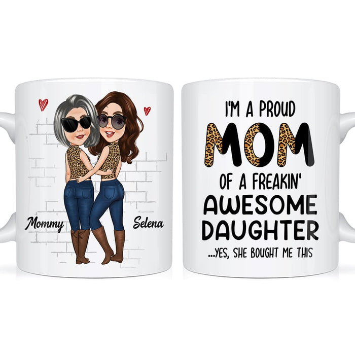 Personalized Gift For Mom From Awesome Daughter Mug 24389 1