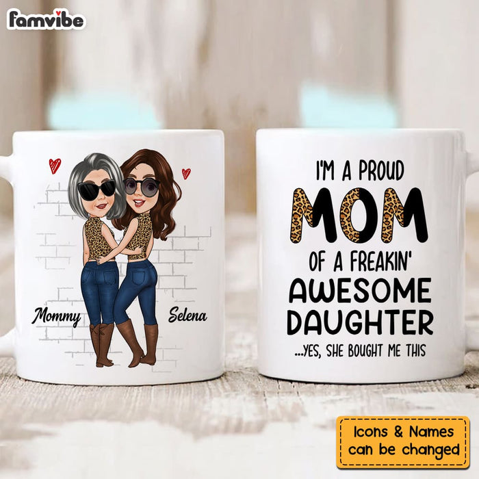 Personalized Gift For Mom From Awesome Daughter Mug 24389 1