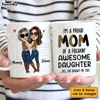 Personalized Gift For Mom From Awesome Daughter Mug 24389 thumb 1