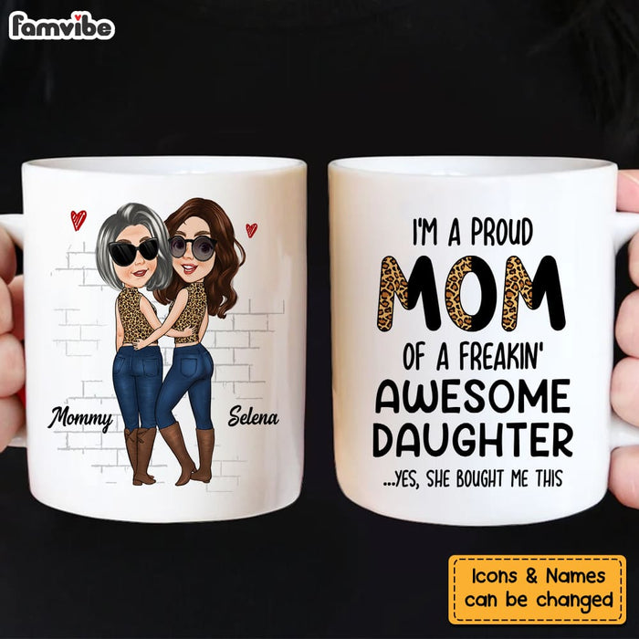 Personalized Gift For Mom From Awesome Daughter Mug 24389 1