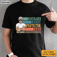 Personalized Husband Daddy Protector Hero Shirt - Hoodie - Sweatshirt 24390 thumb 1