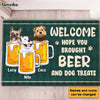 Personalized Welcome Dog Funny Doormat 24391 1