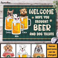 Personalized Welcome Dog Funny Doormat 24391 thumb 1