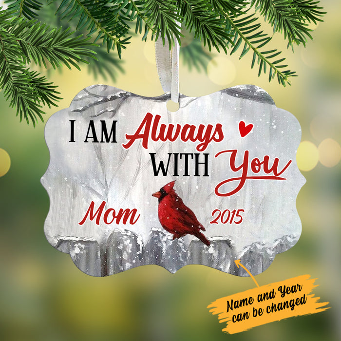 Personalized I Am With You Cardinal Memorial Benelux Ornament NB186 30O34 1