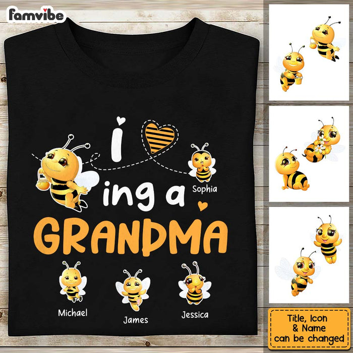 Personalized Gift For Grandma Bee Shirt - Hoodie - Sweatshirt 24396 1