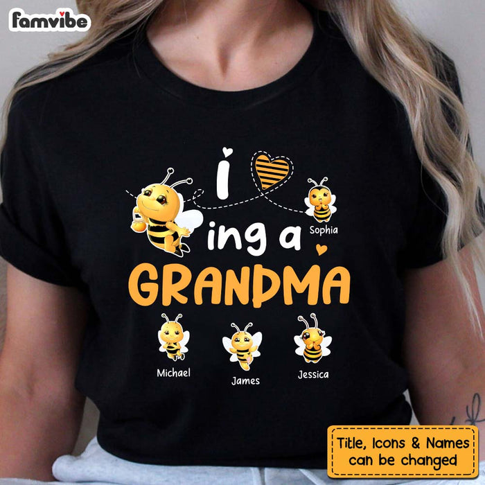 Personalized Gift For Grandma Bee Shirt - Hoodie - Sweatshirt 24396 1