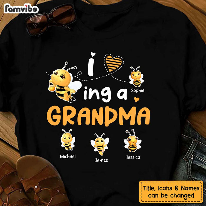 Personalized Gift For Grandma Bee Shirt - Hoodie - Sweatshirt 24396 1