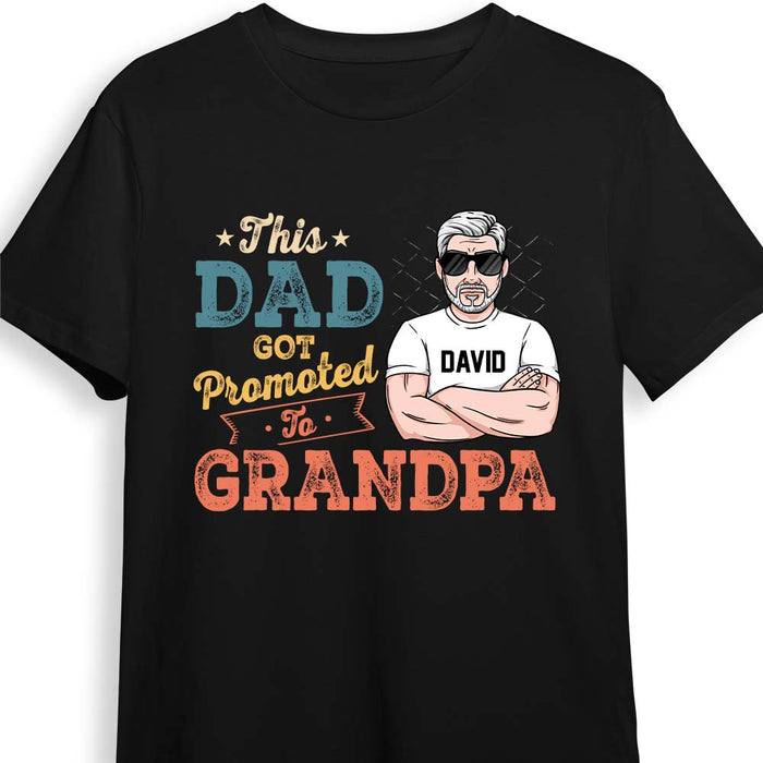 Personalized Gift Promoted To Grandpa Shirt - Hoodie - Sweatshirt 24404 1