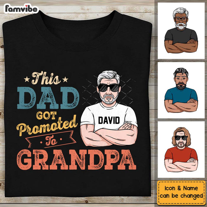 Personalized Gift Promoted To Grandpa Shirt - Hoodie - Sweatshirt 24404 1