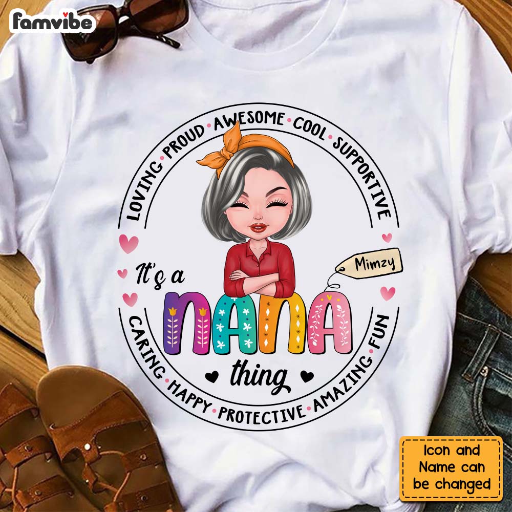 Personalized Gift For Grandma It's A Nana Thing Shirt Hoodie Sweatshirt 24405 Primary Mockup