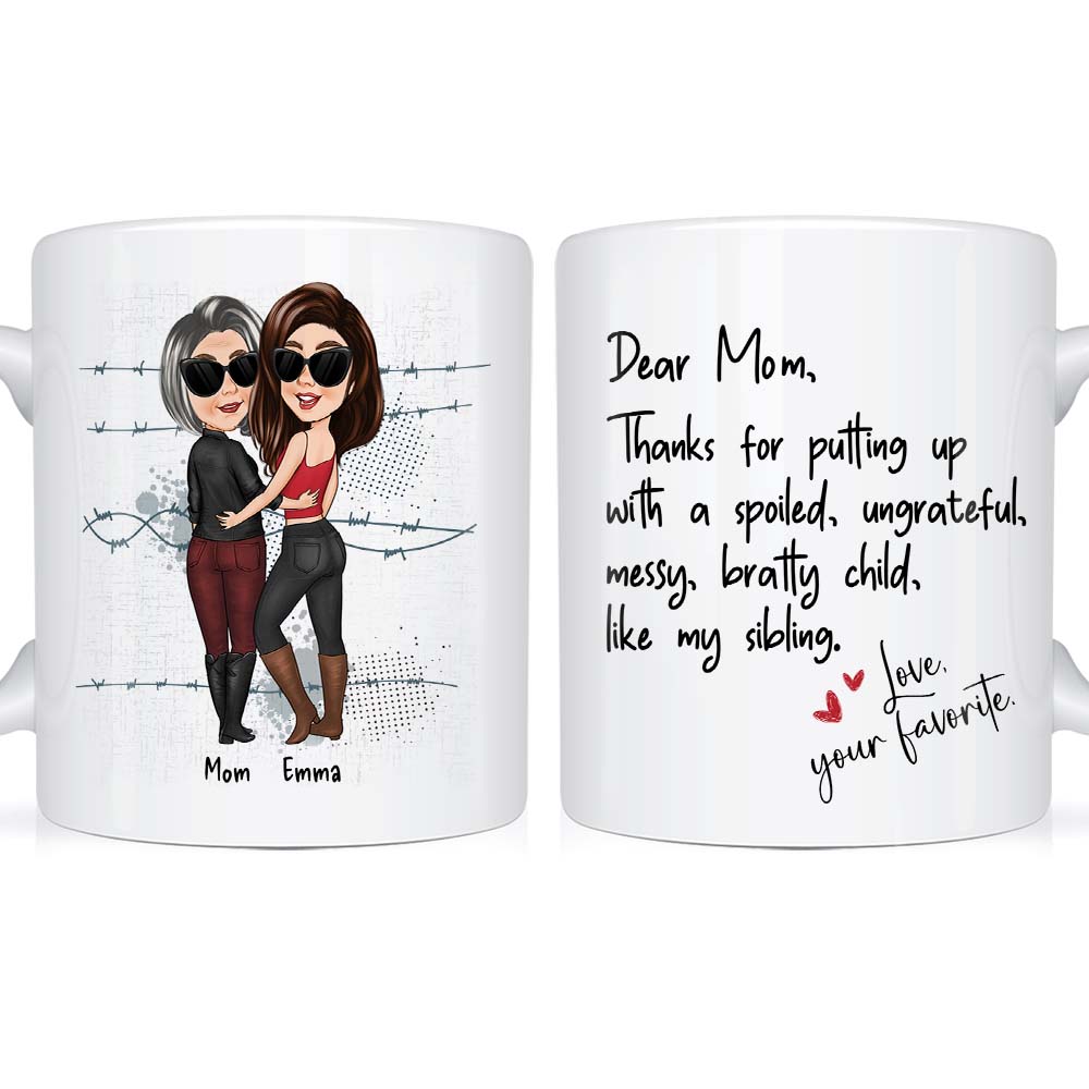 Personalized Gift For Mom Funny Mug 24409 Primary Mockup
