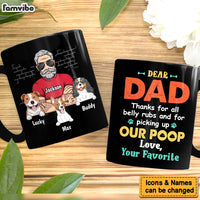 Personalized Dog Dad Thanks For All The Belly Rubs Mug 24411 thumb 1