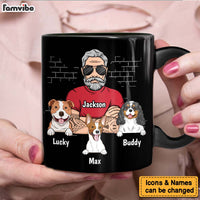 Personalized Dog Dad Thanks For All The Belly Rubs Mug 24411 thumb 1