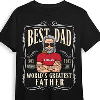 Personalized Gift Dad Label Shirt - Hoodie - Sweatshirt 24416 thumb 1