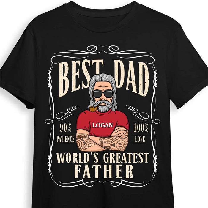 Personalized Gift Dad Label Shirt - Hoodie - Sweatshirt 24416 1
