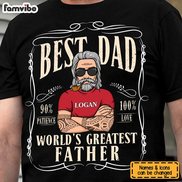 Personalized Gift Dad Label Shirt - Hoodie - Sweatshirt 24416 1