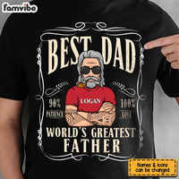 Personalized Gift Dad Label Shirt - Hoodie - Sweatshirt 24416 thumb 1
